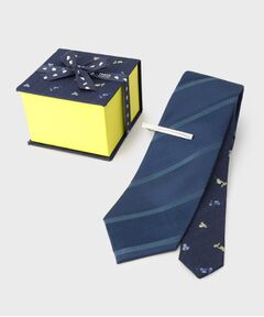 TAKEO KIKUCHI / タケオキクチ ネクタイ | クラシックシャドーストライプタイバーBOXセット