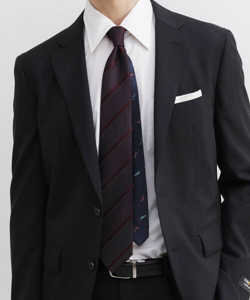 TAKEO KIKUCHI / タケオキクチ ネクタイ | 【BOXセット】クラシックシャドーストライプ ネクタイ＆タイバー | 詳細14