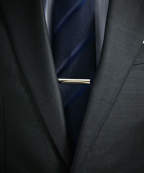 TAKEO KIKUCHI / タケオキクチ ネクタイ | 【BOXセット】クラシックシャドーストライプ ネクタイ＆タイバー | 詳細19