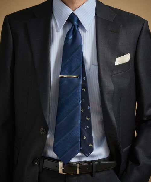 TAKEO KIKUCHI / タケオキクチ ネクタイ | 【BOXセット】クラシックシャドーストライプ ネクタイ＆タイバー | 詳細21