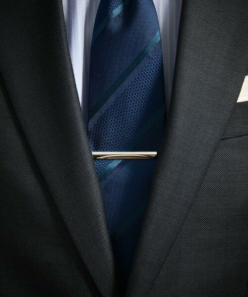 TAKEO KIKUCHI / タケオキクチ ネクタイ | 【BOXセット】クラシックシャドーストライプ ネクタイ＆タイバー | 詳細24