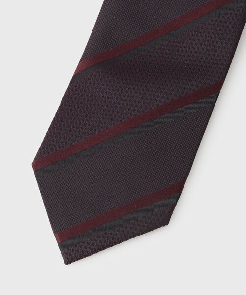 TAKEO KIKUCHI / タケオキクチ ネクタイ | 【BOXセット】クラシックシャドーストライプ ネクタイ＆タイバー | 詳細3