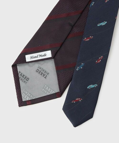 TAKEO KIKUCHI / タケオキクチ ネクタイ | 【BOXセット】クラシックシャドーストライプ ネクタイ＆タイバー | 詳細4