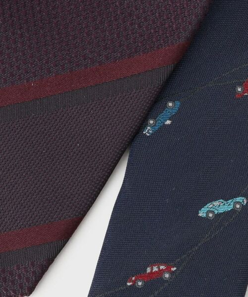 TAKEO KIKUCHI / タケオキクチ ネクタイ | 【BOXセット】クラシックシャドーストライプ ネクタイ＆タイバー | 詳細6