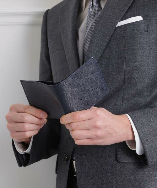 TAKEO KIKUCHI / タケオキクチ 財布・コインケース・マネークリップ | 水シボレザー2つ折り財布 | 詳細11