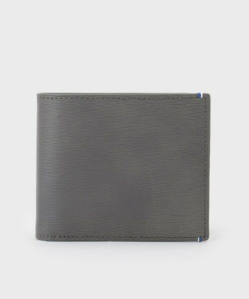 TAKEO KIKUCHI / タケオキクチ 財布・コインケース・マネークリップ | 水シボレザー2つ折り財布（チャコールグレー(013)）