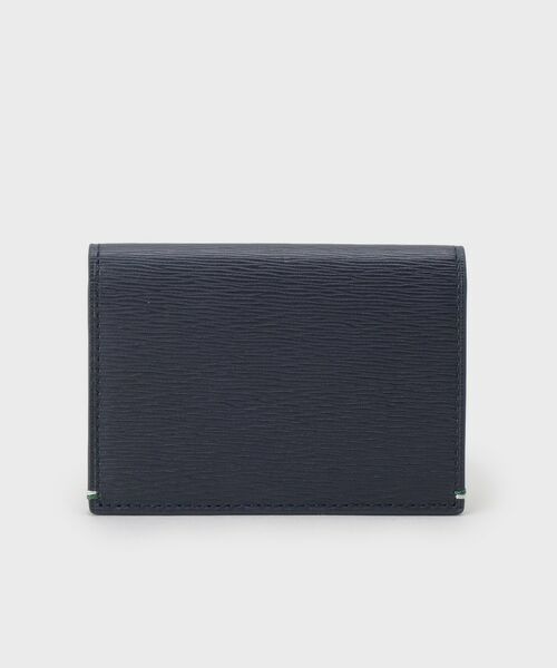 TAKEO KIKUCHI / タケオキクチ カードケース・名刺入れ・定期入れ | 水シボレザー 名刺入れ（ネイビー(094)）