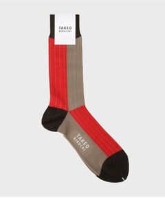 TAKEO KIKUCHI / タケオキクチ ソックス | カラーブロック クルーソックス