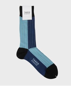 TAKEO KIKUCHI / タケオキクチ ソックス | カラーブロック クルーソックス