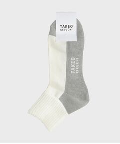 TAKEO KIKUCHI / タケオキクチ ソックス | カラーブロック　ショートソックス