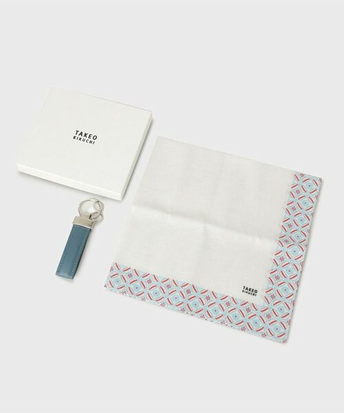TAKEO KIKUCHI / タケオキクチ 服飾雑貨 | ハンカチキーホルダーセット（オフホワイト(103)）