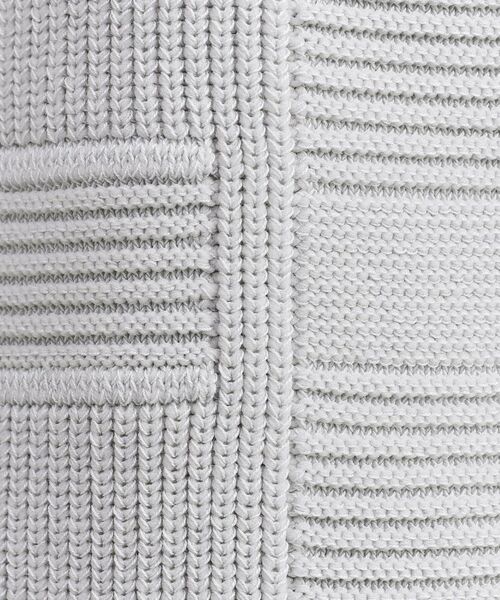 TAKEO KIKUCHI / タケオキクチ ニット・セーター | 畦編みチェック プルオーバーニット | 詳細17