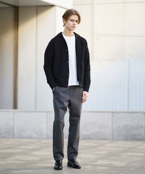 TAKEO KIKUCHI / タケオキクチ カーディガン・ボレロ | 畦編みチェック ニットカーディガン | 詳細19