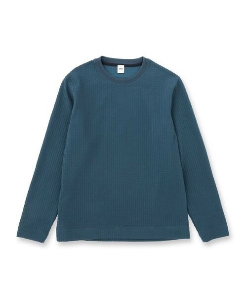 TAKEO KIKUCHI / タケオキクチ カットソー | 千鳥柄 ストレッチ プルオーバー | 詳細1