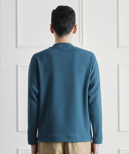 TAKEO KIKUCHI / タケオキクチ カットソー | 千鳥柄 ストレッチ プルオーバー | 詳細4