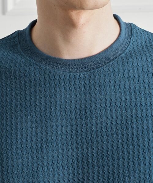 TAKEO KIKUCHI / タケオキクチ カットソー | 千鳥柄 ストレッチ プルオーバー | 詳細5