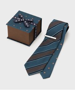 TAKEO KIKUCHI / タケオキクチ ネクタイ | 【タイバーセット 】イングリッシュガーデンBOX