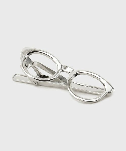 TAKEO KIKUCHI / タケオキクチ ネクタイ | 【BOXセット】ジェントルマンストライプ ネクタイ×眼鏡型タイバー | 詳細7