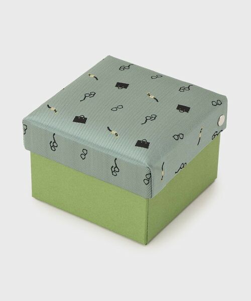 TAKEO KIKUCHI / タケオキクチ ネクタイ | 【BOXセット】ジェントルマンストライプ ネクタイ×眼鏡型タイバー | 詳細9