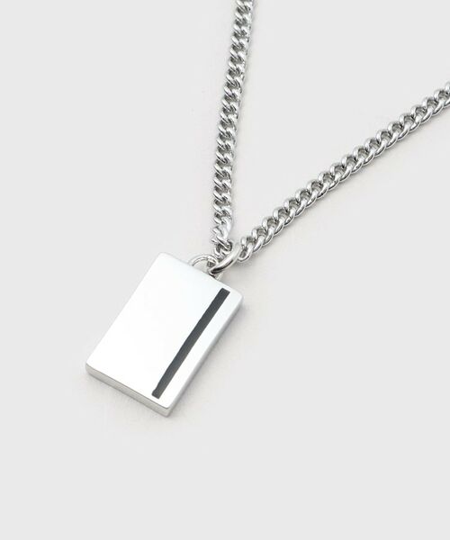 TAKEO KIKUCHI / タケオキクチ ネックレス・ペンダント・チョーカー | モノトーンエポラインネックレス | 詳細1