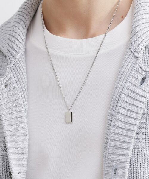 TAKEO KIKUCHI / タケオキクチ ネックレス・ペンダント・チョーカー | モノトーンエポラインネックレス | 詳細7