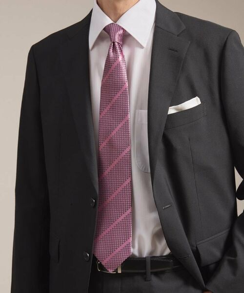 TAKEO KIKUCHI / タケオキクチ ネクタイ | タンザワシルク タッサーバスケット | 詳細10