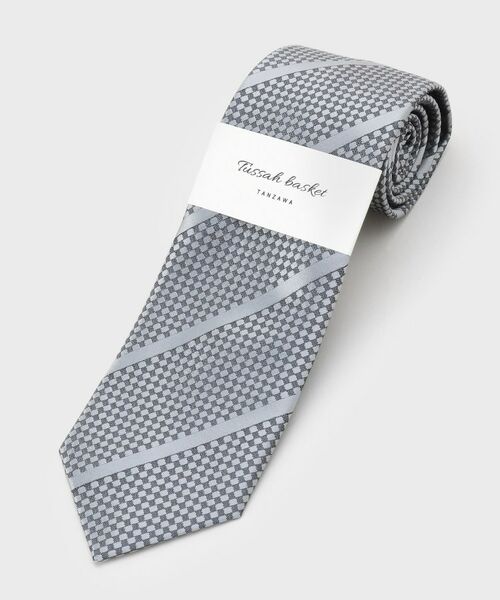 TAKEO KIKUCHI / タケオキクチ ネクタイ | タンザワシルク タッサーバスケット | 詳細6