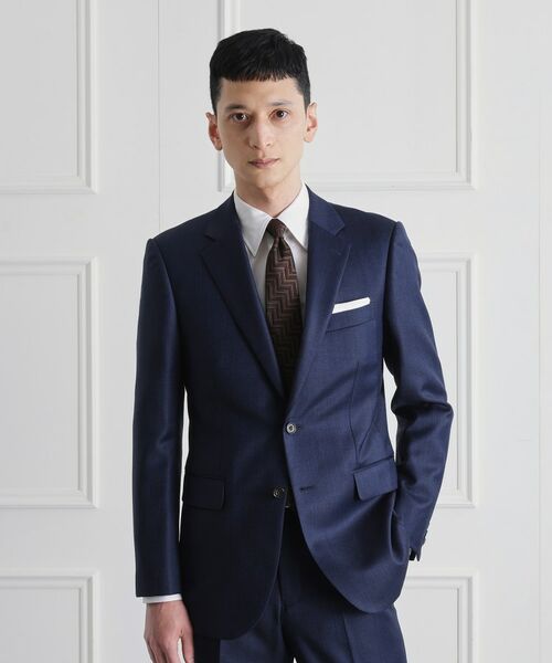 TAKEO KIKUCHI / タケオキクチ ネクタイ | フィラメントシルク 網代文様シャドーストライプネクタイ | 詳細8