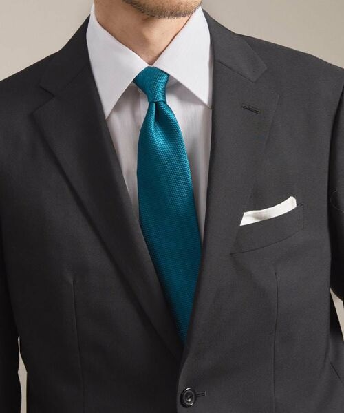 TAKEO KIKUCHI / タケオキクチ ネクタイ | ソフトツイスト バスケットムジネクタイ | 詳細11