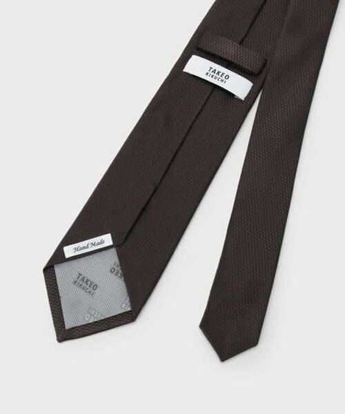 TAKEO KIKUCHI / タケオキクチ ネクタイ | ソフトツイスト バスケットムジネクタイ | 詳細3