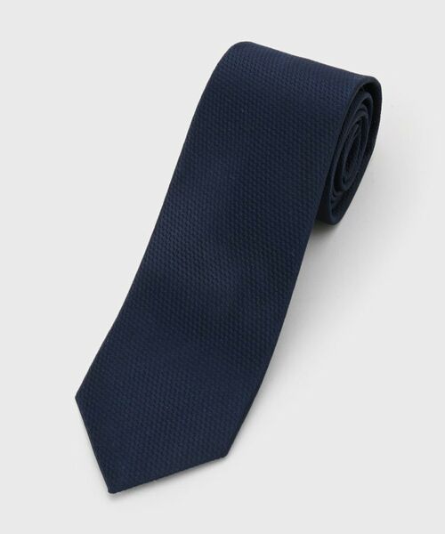 TAKEO KIKUCHI / タケオキクチ ネクタイ | ソフトツイスト バスケットムジネクタイ（ネイビー(094)）