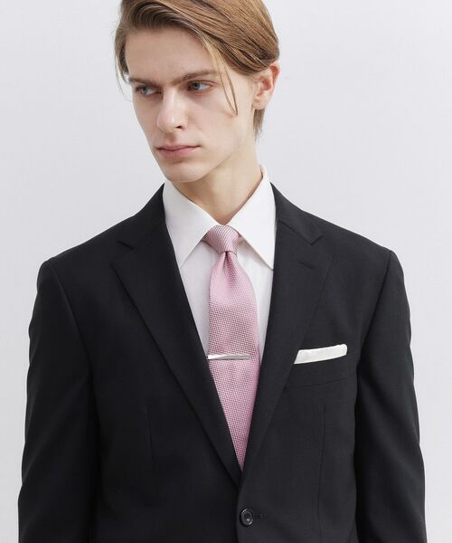 TAKEO KIKUCHI / タケオキクチ ネクタイ | 【BOXセット】ベーシック メランジ ネクタイ＆タイバー | 詳細17