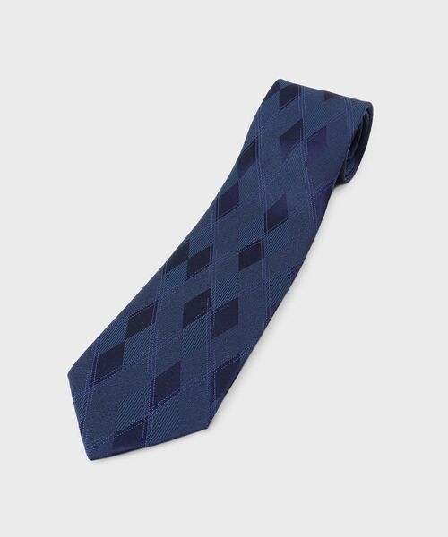 TAKEO KIKUCHI / タケオキクチ ネクタイ | 【縁起の良いネクタイ】PNJシャドーアーガイル（グリーン(222)）