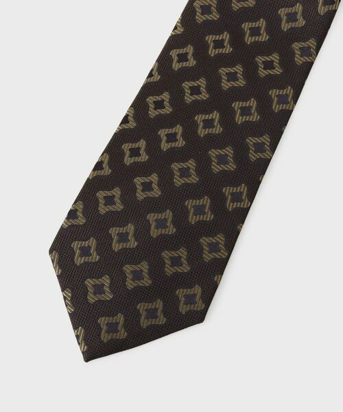 TAKEO KIKUCHI / タケオキクチ ネクタイ | 【縁起の良いネクタイ】PNJ 千鳥ジオメトリックネクタイ | 詳細2