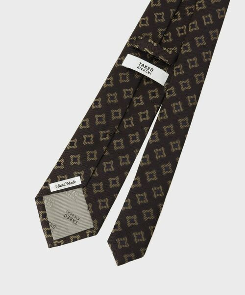 TAKEO KIKUCHI / タケオキクチ ネクタイ | 【縁起の良いネクタイ】PNJ 千鳥ジオメトリックネクタイ | 詳細3