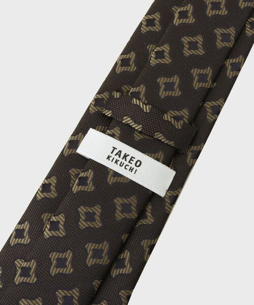 TAKEO KIKUCHI / タケオキクチ ネクタイ | 【縁起の良いネクタイ】PNJ 千鳥ジオメトリックネクタイ | 詳細4
