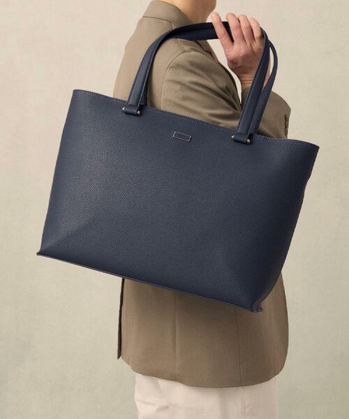 TAKEO KIKUCHI / タケオキクチ トートバッグ | マイクロファイバー トートバッグ（ネイビー(094)）