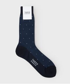 TAKEO KIKUCHI / タケオキクチ ソックス | へリンボン小花ドレスソックス