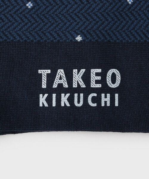 TAKEO KIKUCHI / タケオキクチ ソックス | へリンボン小花ドレスソックス | 詳細4