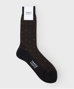 TAKEO KIKUCHI / タケオキクチ ソックス | 番千鳥ドットドレスソックス
