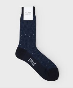 TAKEO KIKUCHI / タケオキクチ ソックス | 番千鳥ドットドレスソックス