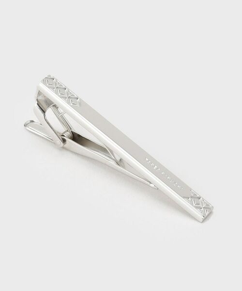 TAKEO KIKUCHI / タケオキクチ カフリンクス・ネクタイピン | 【日本製】アーカイブアーガイルネクタイピン/タイバー（シルバー(006)）