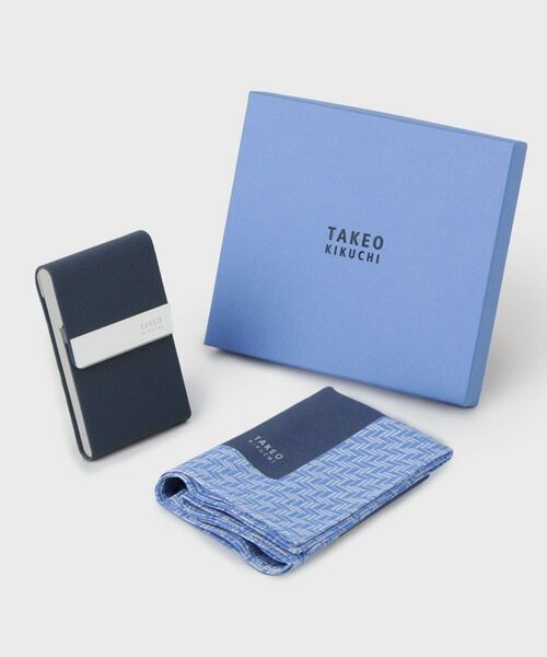 TAKEO KIKUCHI / タケオキクチ 服飾雑貨 | ハンカチ名刺入れセット | 詳細1