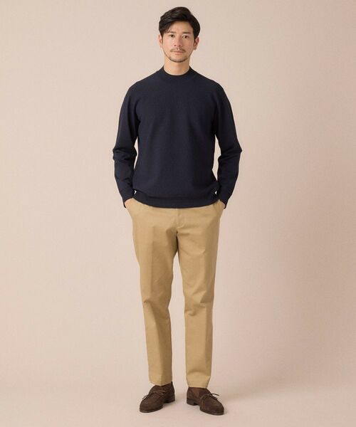 TAKEO KIKUCHI / タケオキクチ ニット・セーター | モックネック 鹿の子 ニット プルオーバー | 詳細8