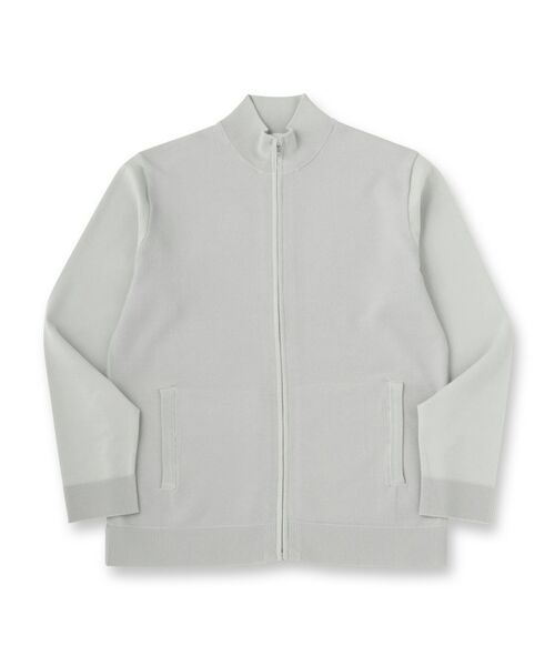 TAKEO KIKUCHI / タケオキクチ ニット・セーター | ジップアップ 鹿の子 ニット | 詳細1