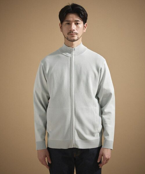 TAKEO KIKUCHI / タケオキクチ ニット・セーター | ジップアップ 鹿の子 ニット | 詳細14