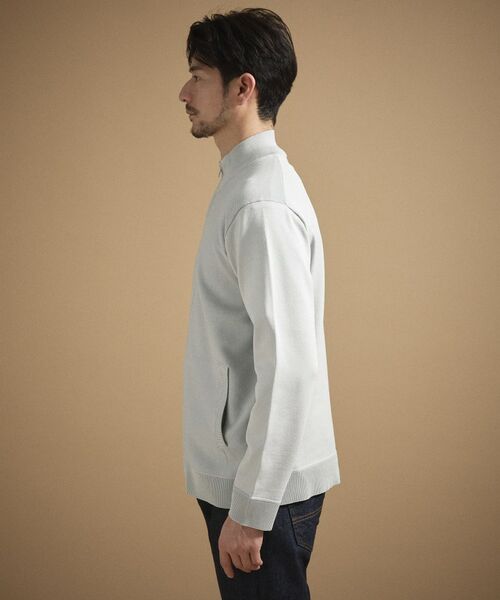 TAKEO KIKUCHI / タケオキクチ ニット・セーター | ジップアップ 鹿の子 ニット | 詳細15