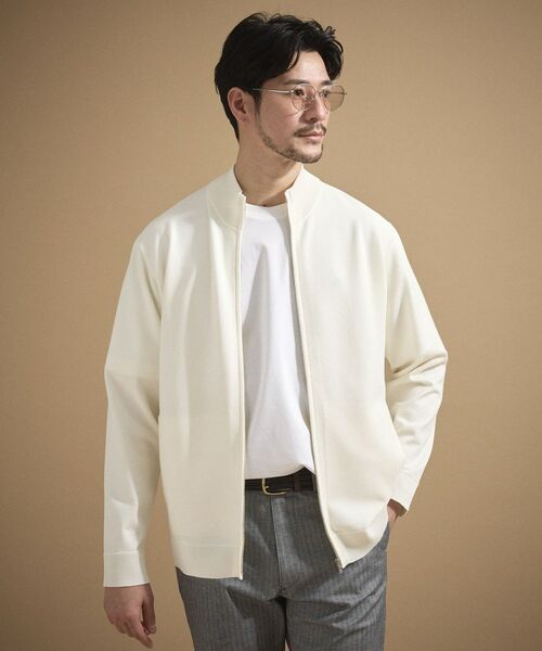 TAKEO KIKUCHI / タケオキクチ ニット・セーター | ジップアップ 鹿の子 ニット | 詳細2