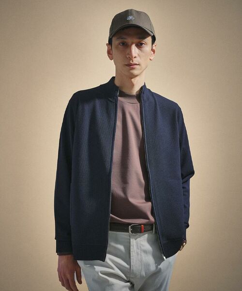 TAKEO KIKUCHI / タケオキクチ ニット・セーター | ジップアップ 鹿の子 ニット | 詳細20