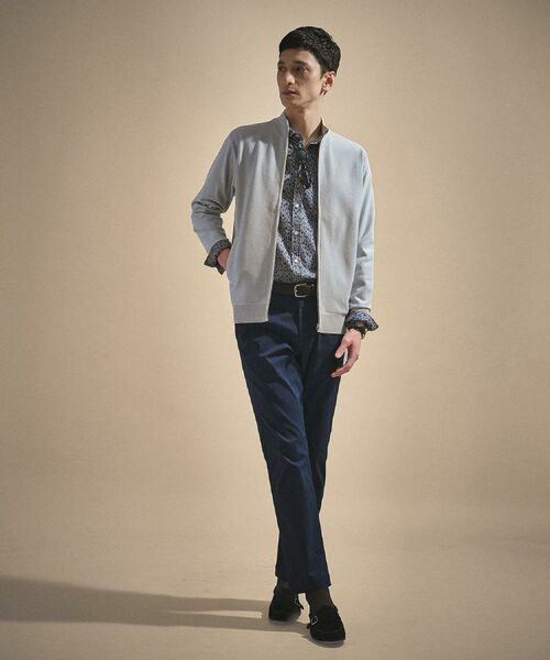 TAKEO KIKUCHI / タケオキクチ ニット・セーター | ジップアップ 鹿の子 ニット | 詳細26